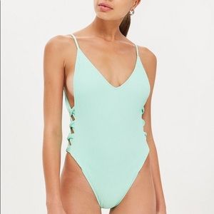 TOPSHOP Twist Side Swimsuit